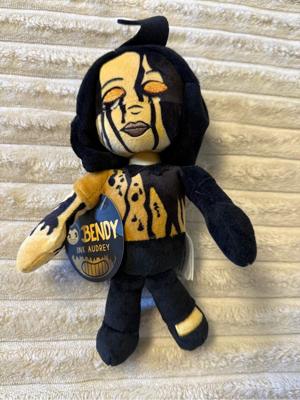 Bendy Ink Audrey Plush - Black and Yellow Kids Stuffed Toy